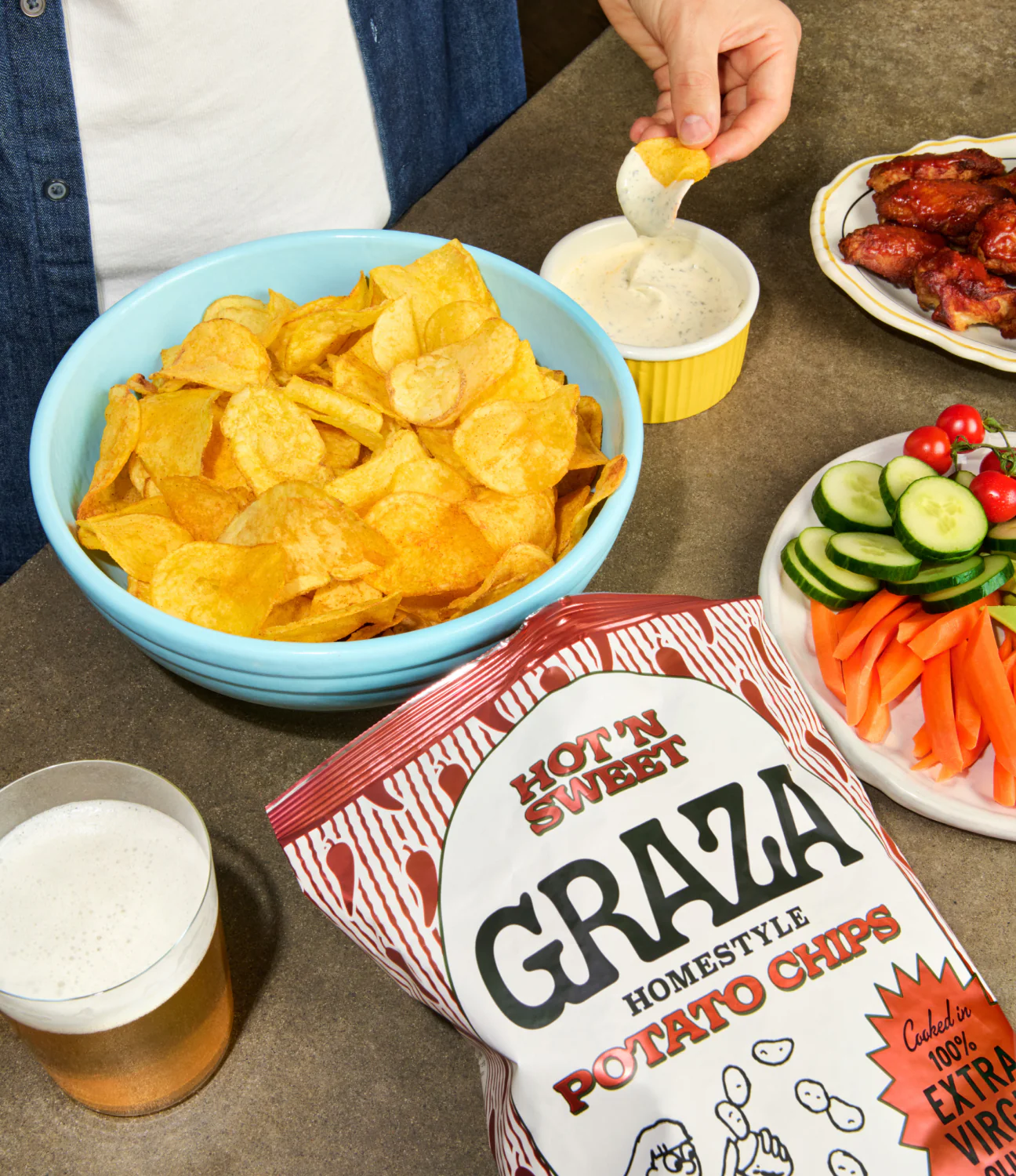 Hot 'n Sweet Olive Oil Potato Chips - Image 5